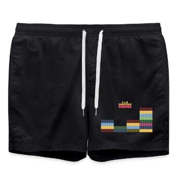 Container - Swim Trunks - black - Front - AI Model Male 185 light (185cm)