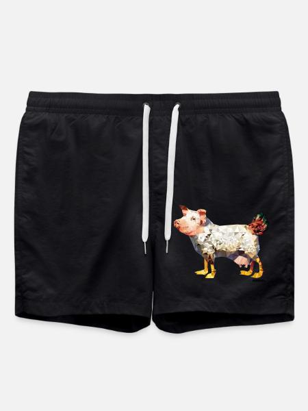 Egg-laying wool milk sow - Swim Trunks - black