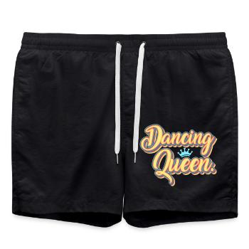 Dancer Dancing Dancing Queen - Swim Trunks - black - Front - AI Model Male 185 light (185cm)