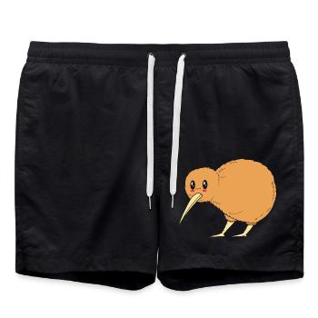 kiwi-oiseau kiwi - Short de bain - noir - Devant - AI Model Male 185 light (185cm)