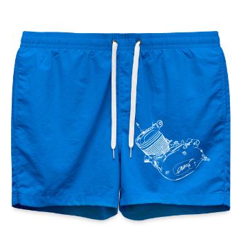 Moteur Simson M53 - Schwalbe - IFA - Short de bain - cobalt blue - Devant