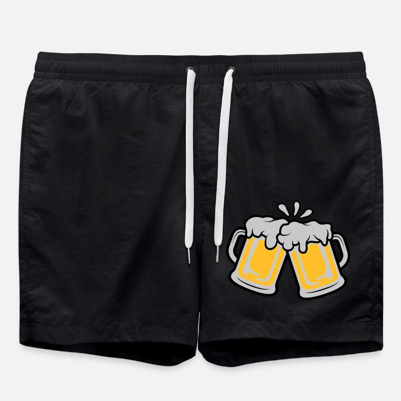 Cruches à bière grillée - Short de bain - noir