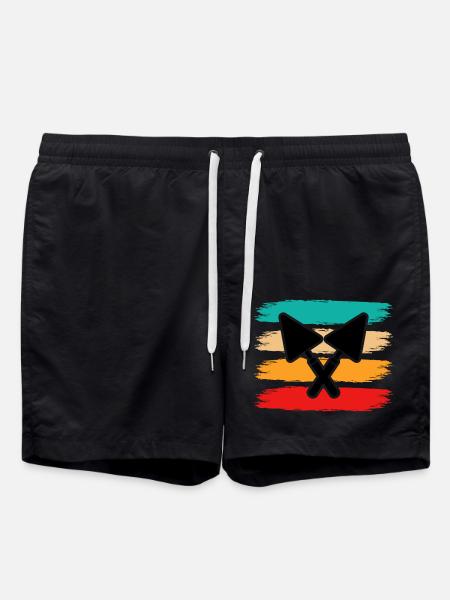 Maurer Retro - Badeshorts - Schwarz