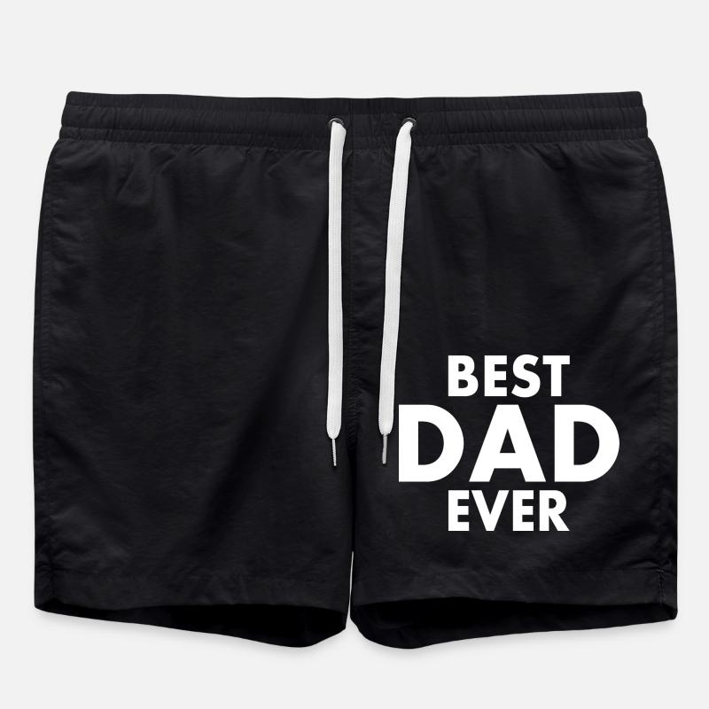Best dad ever - Swim Trunks - black