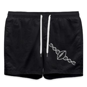 Footballtrainer American Football Footballfan - Badeshorts - Schwarz - Vorne - AI Model Male 185 light (185cm)