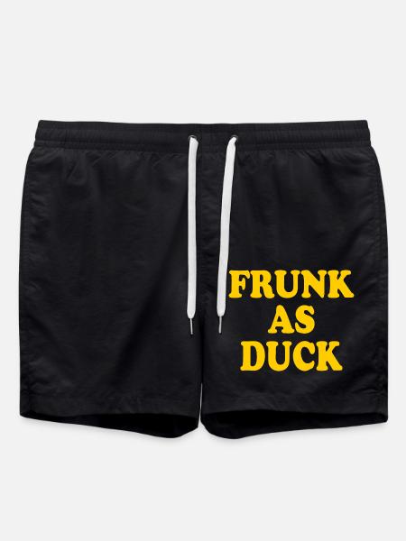 Frunk as duck - Badeshorts - Schwarz