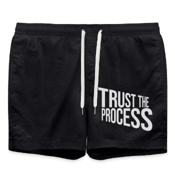 faire confiance au processus Devis - Short de bain - noir - Devant - AI Model Male 185 light (185cm)