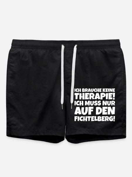 Fichtelberg Therapie - Badeshorts - Schwarz