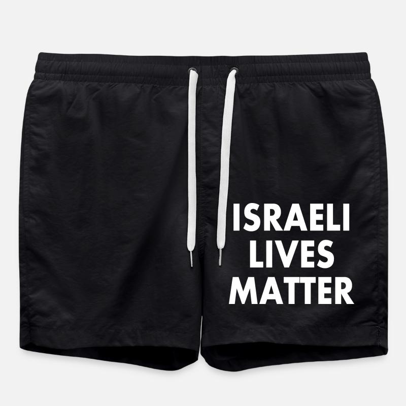 Israeli lives matter - Short de bain - noir