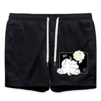 Chien Coréen - Style Japonais 11 - Short de bain - noir - Devant - AI Model Male 185 light (185cm)