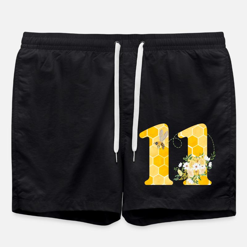 11th Anniversary Bee - Swim Trunks - black