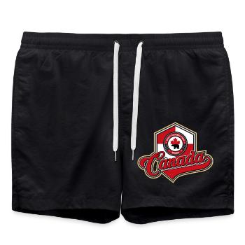 Canada - Short de bain - noir - Devant - AI Model Male 185 light (185cm)