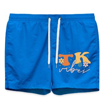 TK Vibes Wildflower Retro Lehrer Daisy Kind - Badeshorts - Cobalt blue - Vorne