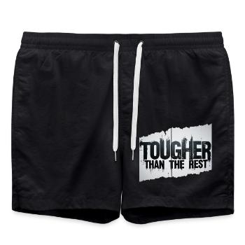 stärker als die anderen - Badeshorts - Schwarz - Vorne - AI Model Male 185 light (185cm)