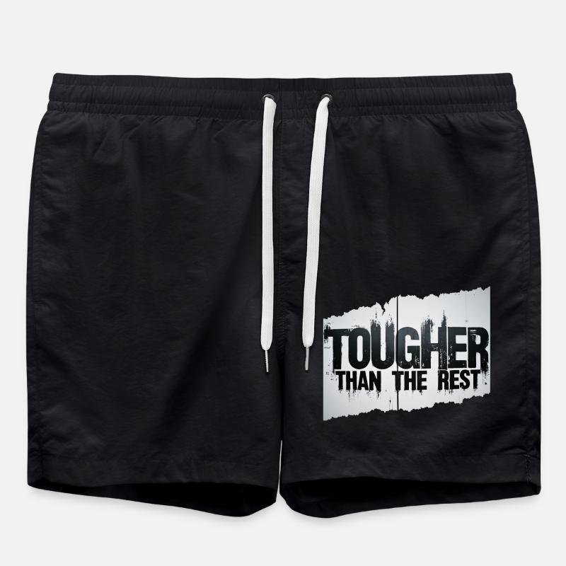 stärker als die anderen - Badeshorts - Schwarz