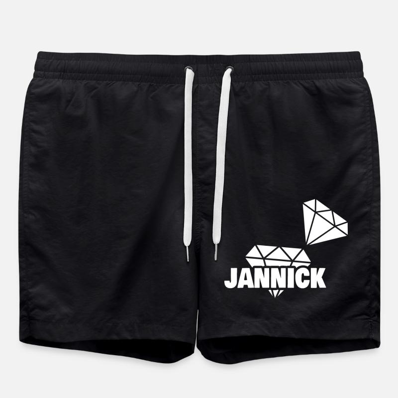 Kostbar Jannick - Badeshorts - Schwarz