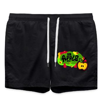 Apple - Calypso Blous - Badeshorts - Schwarz - Vorne - AI Model Male 185 light (185cm)