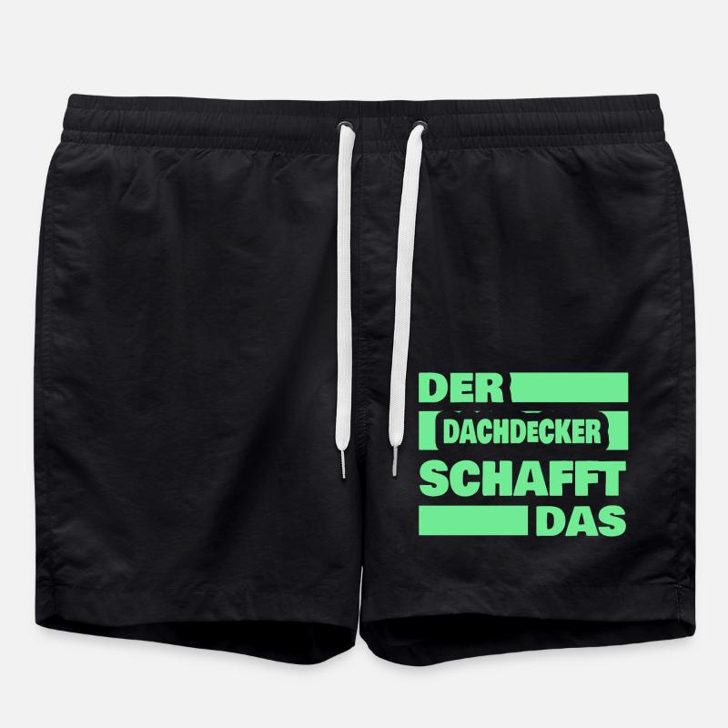 Work Roofer - Swim Trunks - black