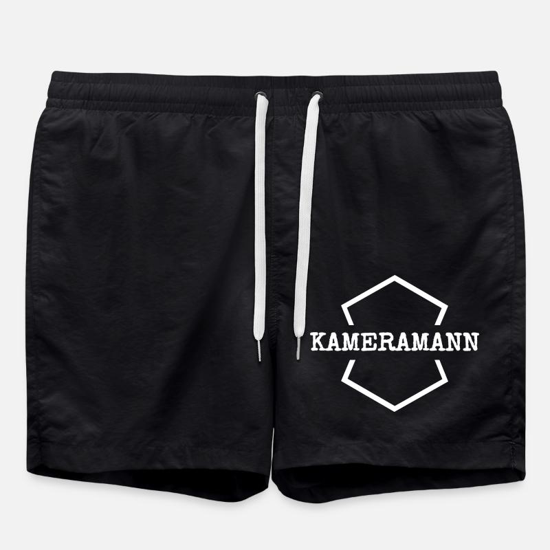 Caméraman comme travail - Short de bain - noir