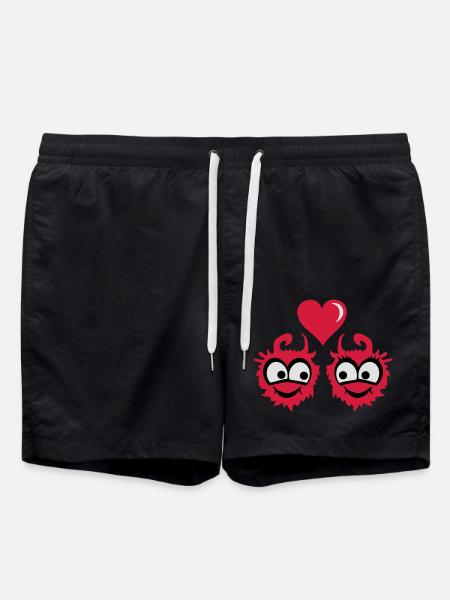 Monster Love - Swim Trunks - black