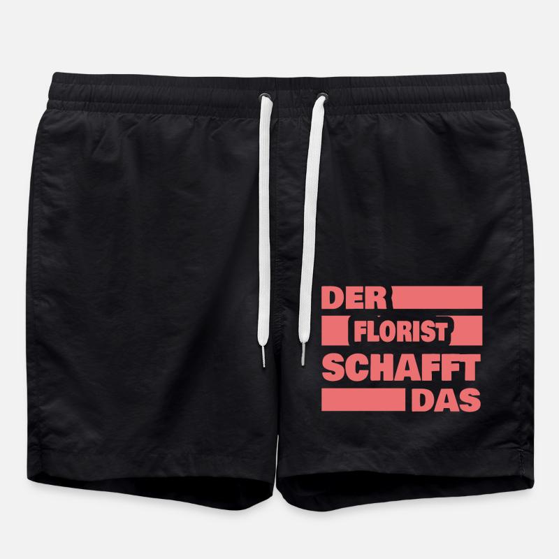 Florist as work - Swim Trunks - black