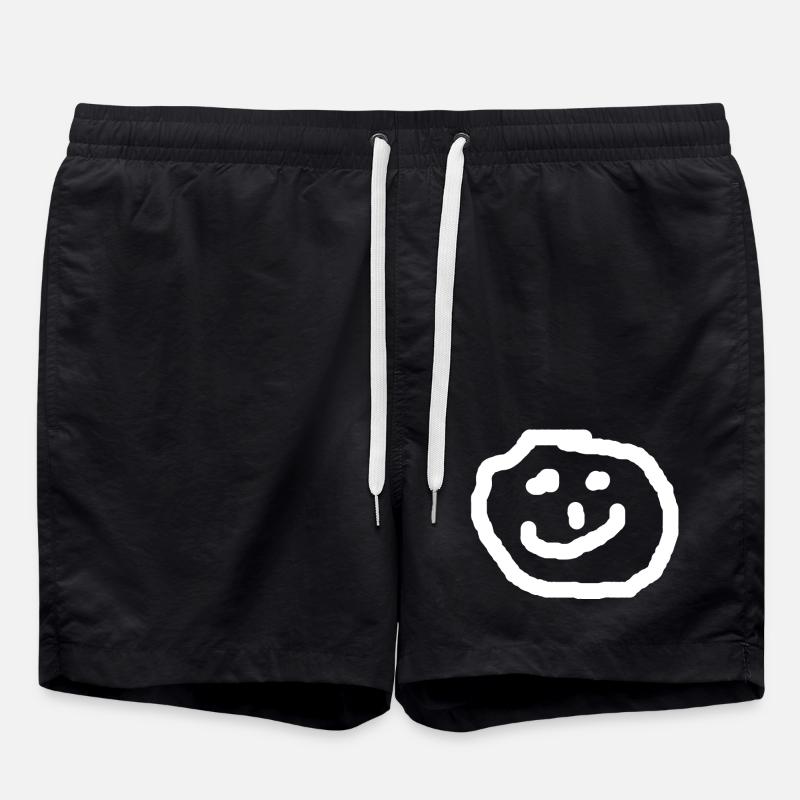 Happy - Badeshorts - Schwarz