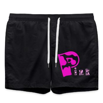 Rose - Short de bain - noir - Devant - AI Model Male 185 light (185cm)