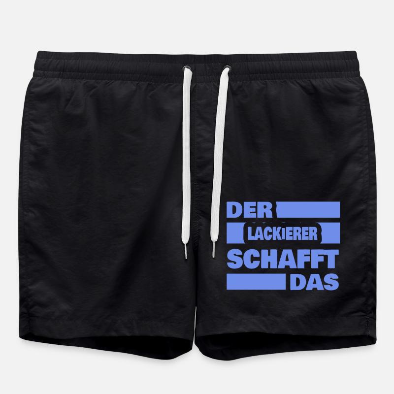 Arbeit Lackierer - Badeshorts - Schwarz