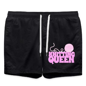 La reine du tricot - Short de bain - noir - Devant - AI Model Male 185 light (185cm)