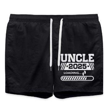 Onkel 2025 loading - Badeshorts - Schwarz - Vorne - AI Model Male 185 light (185cm)