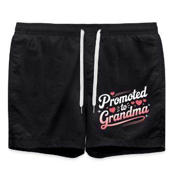 Oma Großmutter Muttertag Familie - Badeshorts - Schwarz - Vorne - AI Model Male 185 light (185cm)