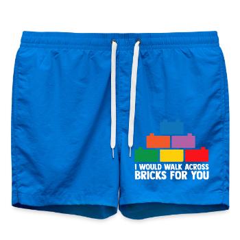 Brick Builder Brick Building Master Builder - Swim Trunks - cobalt blue - Front