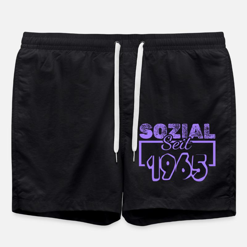 Sozialarbeiter 1965 - Badeshorts - Schwarz
