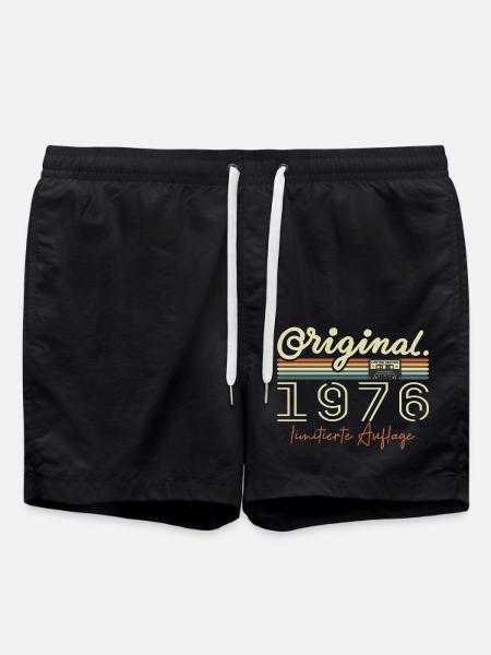 Original 1976 Vintage 1976 Geburtstag Retro 1976 - Badeshorts - Schwarz