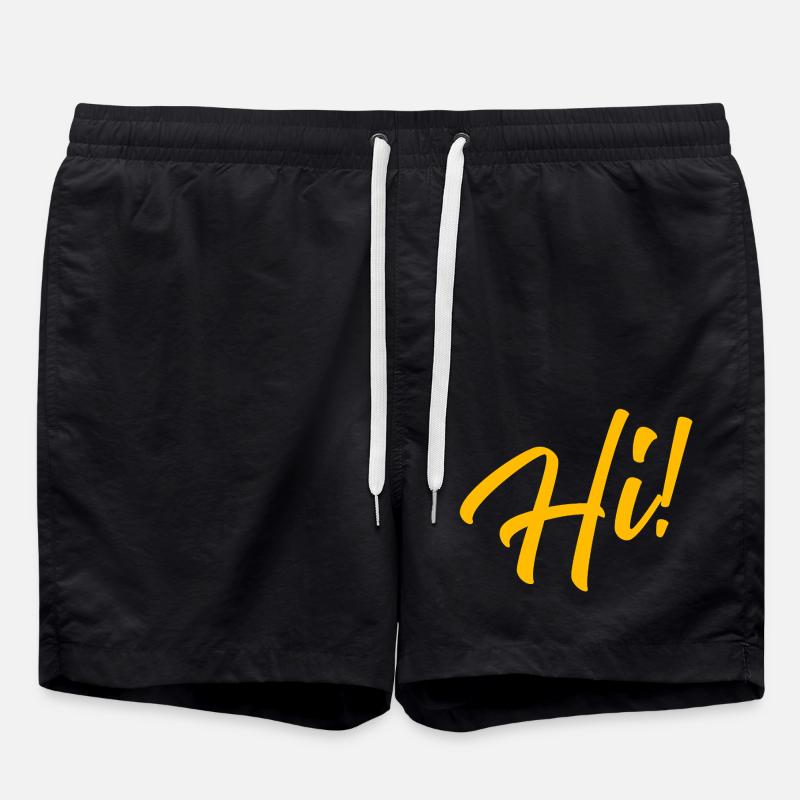 Hi! - Badeshorts - Schwarz