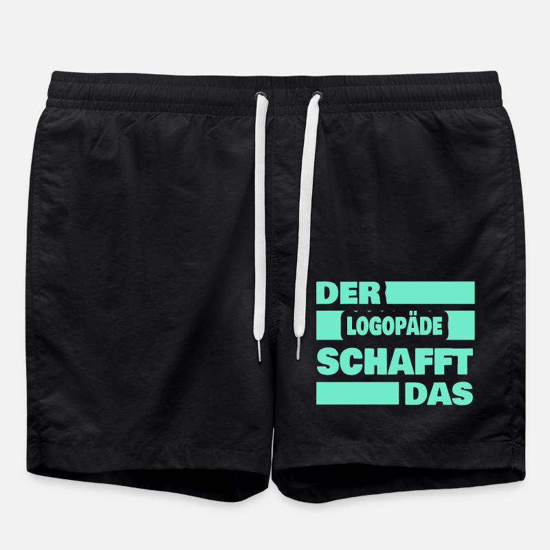 Speech therapist - Swim Trunks - black