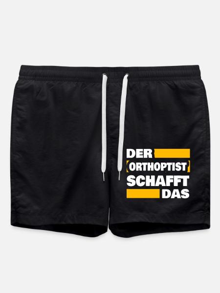 Orthoptist as work - Swim Trunks - black