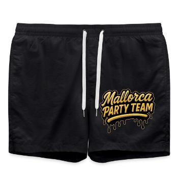 L’équipe de Mallorca Party - Short de bain - noir - Devant - AI Model Male 185 light (185cm)