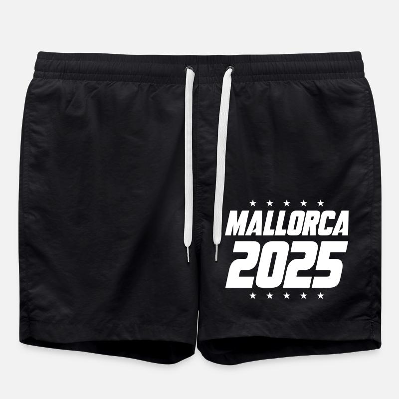 Mallorca 2025 - Badeshorts - Schwarz