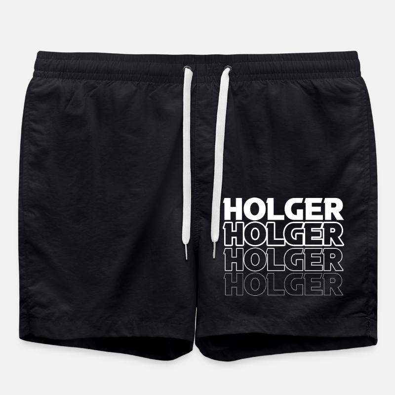 Holger - Badeshorts - Schwarz