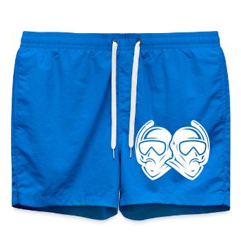 Diver icon - Swim Trunks - cobalt blue - Front