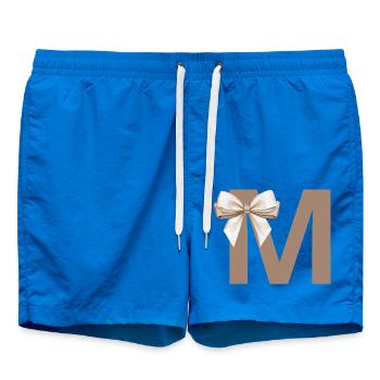 Lettre M Nœud - Short de bain - cobalt blue - Devant