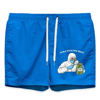 Pickle-pocalypse Ready ! - Swim Trunks - cobalt blue - Front