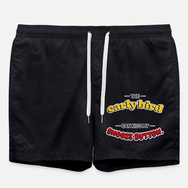 Bouton Snooze Rebel - Short de bain - noir