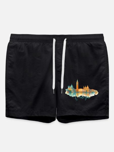Venice Venezia City - Swim Trunks - black