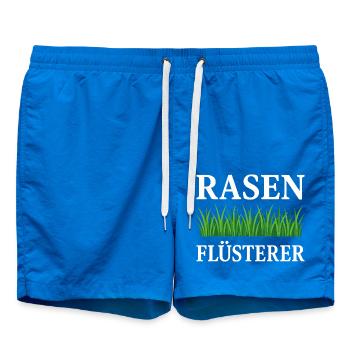 Lawn Whisperer drôle de jardinier disant - Short de bain - cobalt blue - Devant