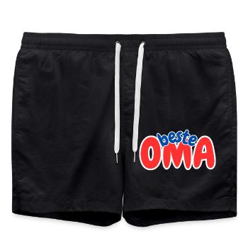 Meilleure mamie - Short de bain - noir - Devant - AI Model Male 185 light (185cm)