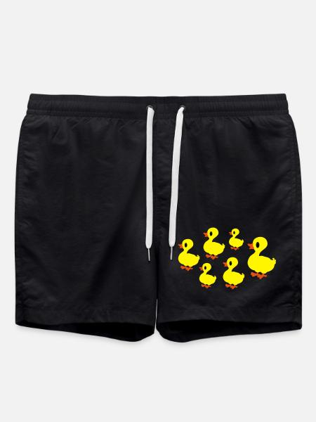 ducks - Swim Trunks - black