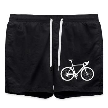Mountainbike Fahrrad - Badeshorts - Schwarz - Vorne - AI Model Male 185 light (185cm)