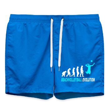 Beachvolleyball Evolution Design / Geschenkidee - Badeshorts - Cobalt blue - Vorne